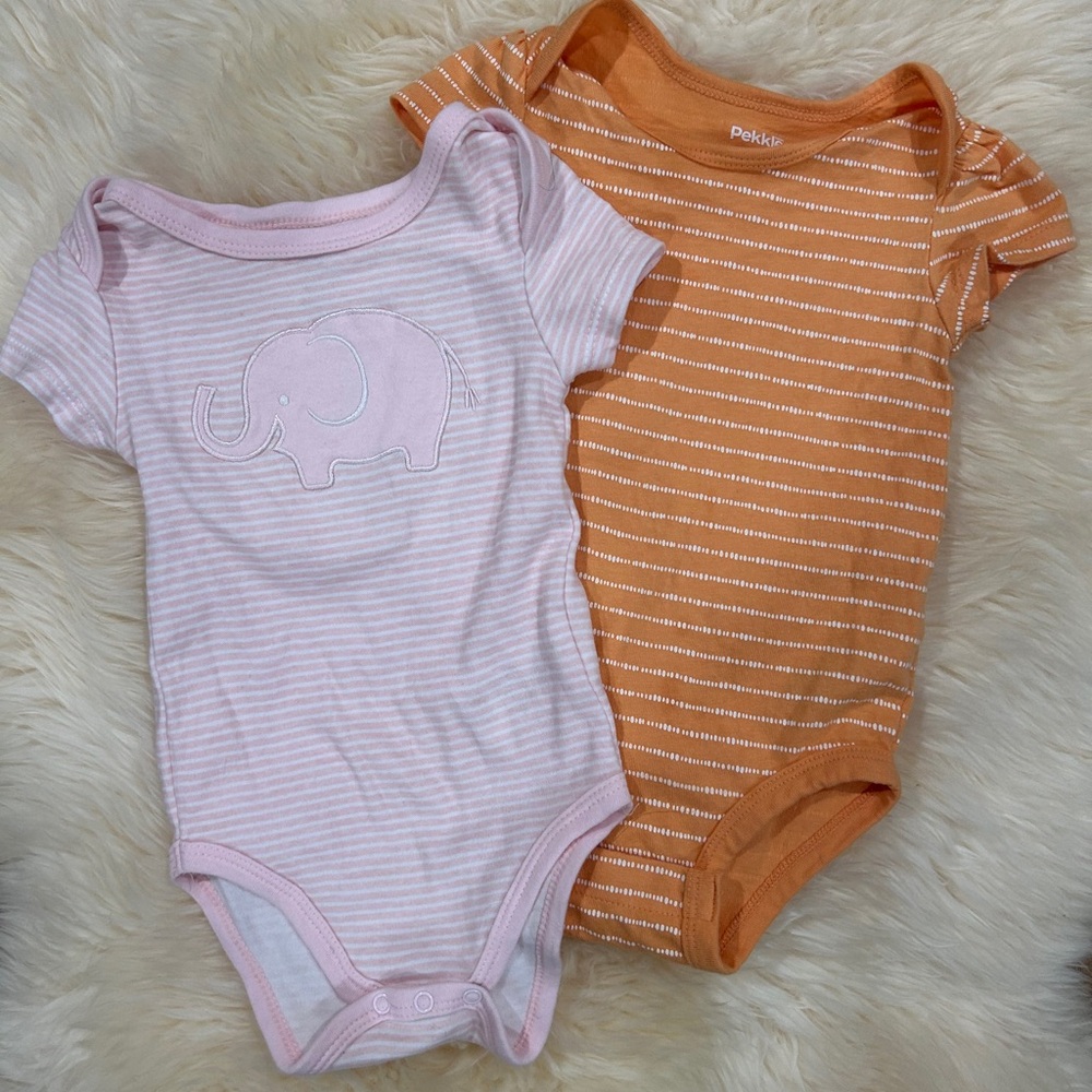 2 baby summer tees-short sleeves